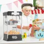 Popcorn Maker, 480W Popcorn Popper Machine, 4 Oz Kettle Makes 1.5 Gallon per Batch, Tabletop Popcorn Maker, Includes 3 Scoops, M