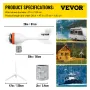 Vindmøllegenerator, 12V/AC Wind Murbine Kit, 400W