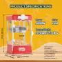 Popcorn Maker, 480W Popcorn Popper Machine, 4 Oz Kettle Makes 1.5 Gallon per Batch, Tabletop Popcorn Maker, Includes 3 Scoops, M