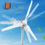 Wind Turbine Generator, 12V/AC Wind Turbine Kit, 400W Wind Power Generator With MPPT Controller 3 Blades Auto Adjust Windward Di