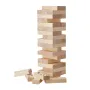 Tumbling Timber Toy, 54 Blocks Large Tumble Tower Blocks Game, Pine Wood Tumbling Tower Game with Carry Bag and Scoreboard, Wood