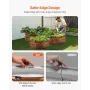 Metal Raised Garden Bed, 2 x 1 ft 3Pcs Outdoor Galvanized Planter Box, Open Bottom, Large Round Planter Raised Bed for Gardening