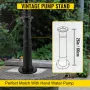 Antik håndvandspumpe Stand Pitcher Pump Stand Cast Iron Well