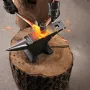 Enkelt horn Anvil 110 lbs støbt stål Anvil Round Horn Anvil til