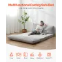 Foldning af sovesofa sammenfoldelig sofa seng med vaskbar dæk