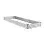 Højbed i metal, 3,5x1,2x3,7 cm, galvaniseret, sølvfarvet