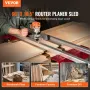 Router Sled, 152 cm(60 inches), Portable and Easy to Adjust Slab Flattening Jig, DIY Woodworking Router Sled for Flattening Slab