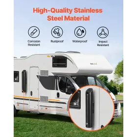 Cigaret røvbeholder rustfrit stål vægmonteret bortskaffelse sort