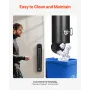 Cigarette Butt Receptacle, Stainless Steel Cylinder Cigarette Butt Container, Wall Mounted and Weatherproof Outdoor Cigarette Bu