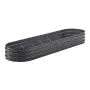 Højbed i metal til have, 20x6x30 cm, galvaniseret plantekasse