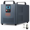 Industrial Water Chiller Laser Chiller Cooling System with Built-in Compressor 12L Water Tank Capacity, 7.2L/min Max.Flow Rate,