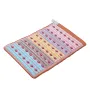 Far Infrared Heating Pad, 103-159℉ Amethyst Heating Pad, 5 Natural Crystal Gemstones Mat with 660nm Photon Light, Negative Ions,