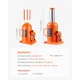 Hydraulisk flaskedonkraft 50 tons manuel højløft bil bilværksted