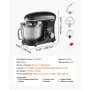 Stand Mixer 6 Quart Electric Dough Mixer 1400W 6 + P Hastigheds