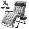 Zero Gravity Chair 33 "Zero Gravity Drive Rure Lounge Stol Indoor & Outdoor