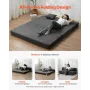 Folding Sofa Bed, 3-in-1 Foldable Couch Bed with 2 Pillows and Washable Cover, 25D High Density Memory Foam Convertible Sleeper 