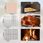 12 "Udendørs pizzaovn Bærbar træpellet Pizza Ovn Bagt maling