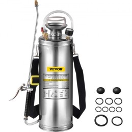 Stainless Steel Sprayer 10L Household Gardening and Floor Cleaning Sprayer, Suitable for the Current Neds of Industry,