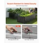 Metal Raised Garden Bed, 6 x 3 x 2 ft Outdoor Galvanized Planter Box, with Open Bottom, Large Planter Raised Bed for Gardening V