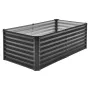 Metal Raised Garden Bed, 6 x 3 x 2 ft Outdoor Galvanized Planter Box, with Open Bottom, Large Planter Raised Bed for Gardening V