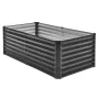 Metal Raised Garden Bed, 6 x 3 x 2 ft Outdoor Galvanized Planter Box, with Open Bottom, Large Planter Raised Bed for Gardening V
