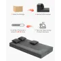 Folding Sofa Bed, 3-in-1 Foldable Couch Bed with 3 Pillows and Washable Cover, 25D High Density Memory Foam Convertible Sleeper 