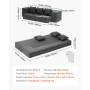Foldning af sovesofa 3-i-1 sammenfoldelig sofa seng med 3 puder