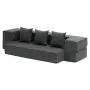 Foldning af sovesofa 3-i-1 sammenfoldelig sofa seng med 3 puder
