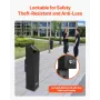 Cigarette Butt Receptacle, Stainless Steel Cuboid Cigarette Butt Container, Wall Mounted and Weatherproof Outdoor Cigarette Butt