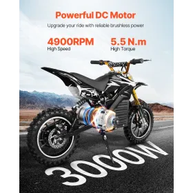 3000W Electric Brushless DC Motor 72V 4900 RPM Motor til