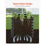 Metal Raised Garden Bed, 8 x 2 x 2 ft Outdoor Galvanized Planter Box, with Open Bottom, Large Oval Planter Raised Bed for Garden