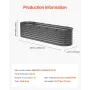 Metal Raised Garden Bed, 8 x 2 x 2 ft Outdoor Galvanized Planter Box, with Open Bottom, Large Oval Planter Raised Bed for Garden