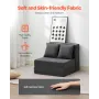 Foldning af sovesofa 3-i-1 sammenfoldelig sofa seng med 2 puder