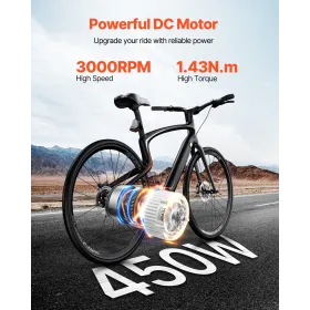 450W Electric børstet DC Motor Kit 36V 3000 o / min med