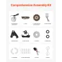 450W Electric børstet DC Motor Kit 36V 3000 o / min med