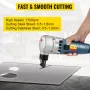 Electric Metal Nibbler 380W Nibbler Metal Cutter 1800 RPM High