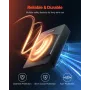 10" 240W Underseat Car Subwoofer, Slim Powered Car Subwoofers Under the Seat, Low Profile Audio Sub Built-in Amplifier, High/Low