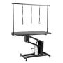 109cm Hydraulic Pet Grooming Table, Heavy Duty Dog Grooming Arm for Medium/ Small Dogs, Height Adjustable Dog Grooming Station, 