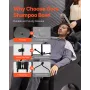 Bærbar shampoo skål med drænslange 2 spande justerbar højde