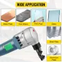 Electric Metal Nibbler 380W Nibbler Metal Cutter 1800 RPM High