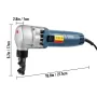 Electric Metal Nibbler 380W Nibbler Metal Cutter 1800RPM High Speed Rotor Metal Nibbler 220V w Replaced Blades Storage Case Shee