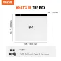Light Board, B4 LED Light Pad Ultra-Thin Portable Light Box, USB Powered Light Table for Art Tracing, Light Box for Diamond Pain