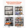 Opbevaringshylder 4 lags justerbar tunge garagehylder enhed