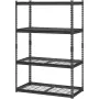 Storage Shelves, 2400 lbs, 4 Tier Heavy Duty Garage Shelving, 20" D x 40" W x 60" H Adjustable Metal Shelves for Industrial Shel