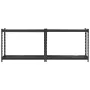 Storage Shelves, 2400 lbs, 4 Tier Heavy Duty Garage Shelving, 20" D x 40" W x 60" H Adjustable Metal Shelves for Industrial Shel