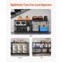 Storage Shelves, 3000 lbs, 5 Tier Heavy Duty Garage Shelving, 20" D x 48" W x 72" H Adjustable Metal Shelves for Industrial Shel