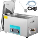 30L Ultrasonic Cleaner Jewelry Cleaner med varmelegeme Timer til smykkens rengøringsknap Kontrolbriller Ringer Tandprodukter