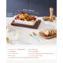 Keramisk bageplade rektangulær gryderet dybe til bagning og