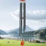 Vindklokker til udendørs brug 1524 mm aluminiums mindesmærke