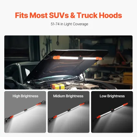 Underhood Work Light 2300lm 6000mAh LED trådløs arbejdslys